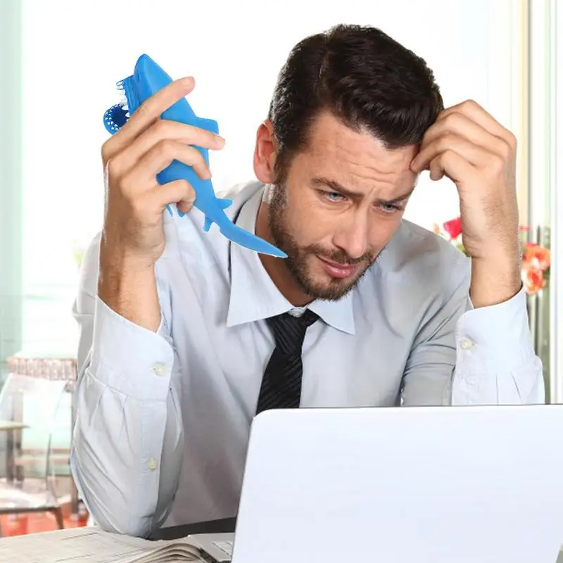 Hai-Quetschspielzeug, Stressabbau, Hai-Quetschspielzeug, weiches, dehnbares Spielzeug, langsamer Rückprall, Zappelspielzeug, lustiges Meerestier, sensorisches Spielzeug für