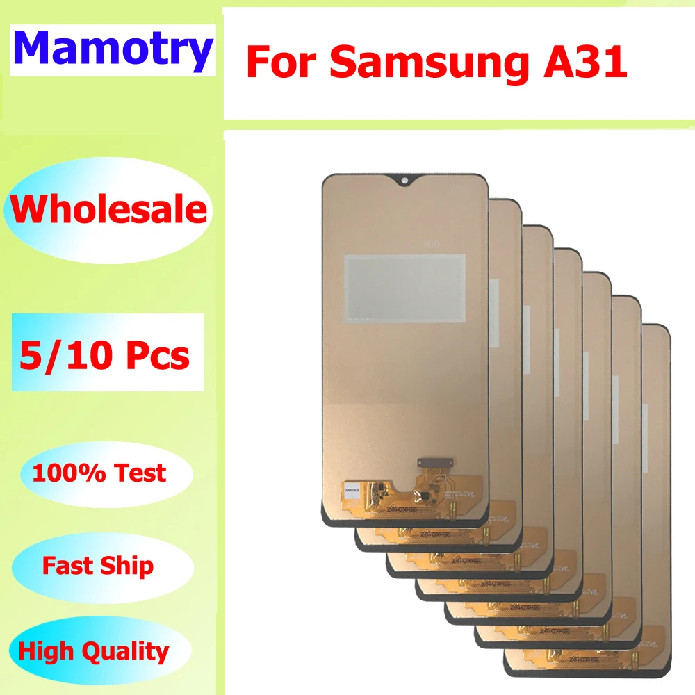 

Wholesale 5/10 pieces / Lot For Samsung A31 Screen Lcd Display with Touch Assembly A315 A315F A315F/DS
