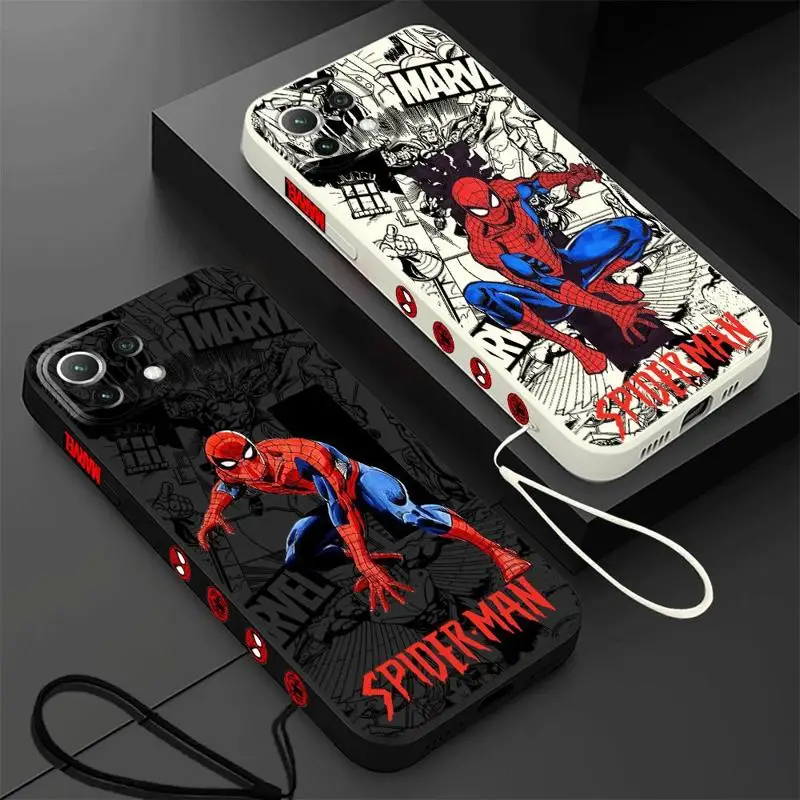 Cool Spider Man Marvel Case for Realme C53 C55 C25 C35 C33 C30 C25S C21Y RealmeNarzo50 C20 C12 GT Master Silicone Cover