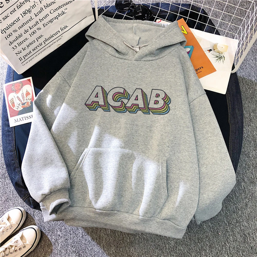 

Acab hoodies women Korean style streetwear hoddies women japanese clothes