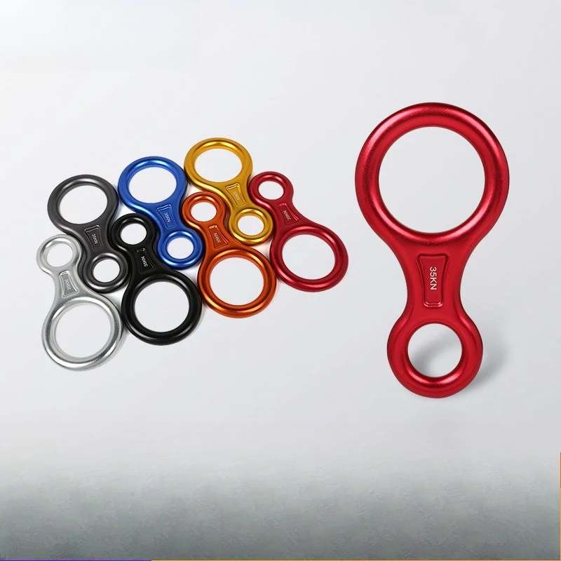 

Outdoor Speed Descent 8-way Loop Descender High-altitude Slow Descent Device Safety Device Eight-way Loop