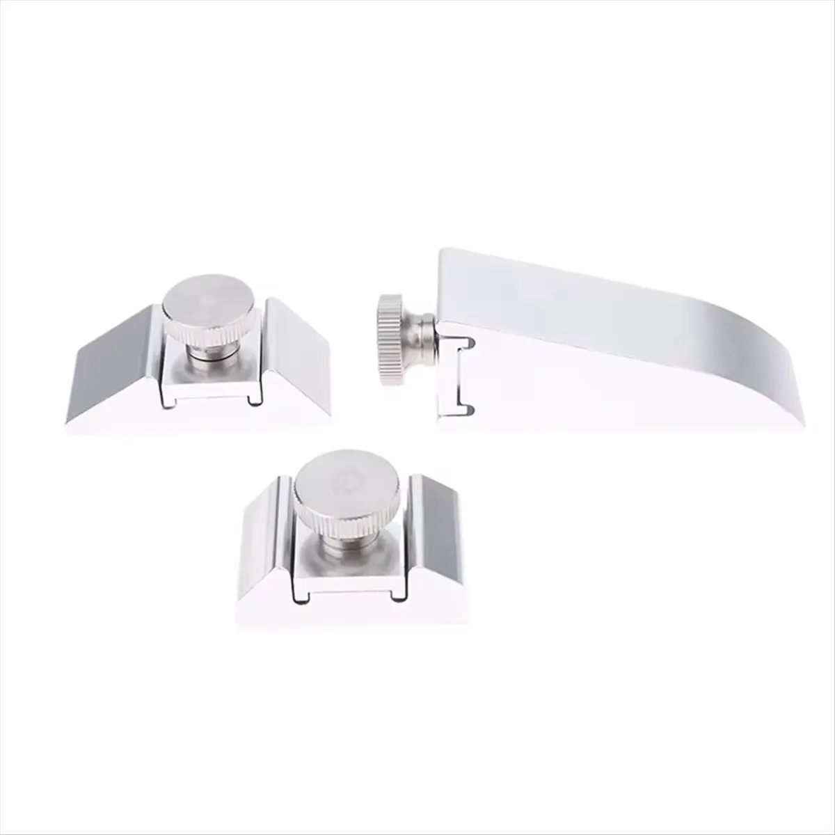A79G 3pcs Aluminum Alloy Sandpaper Rack Grinding Clip Inner Corner Plane Polishing Hand-Held Sandpaper Leather Edge Grinder