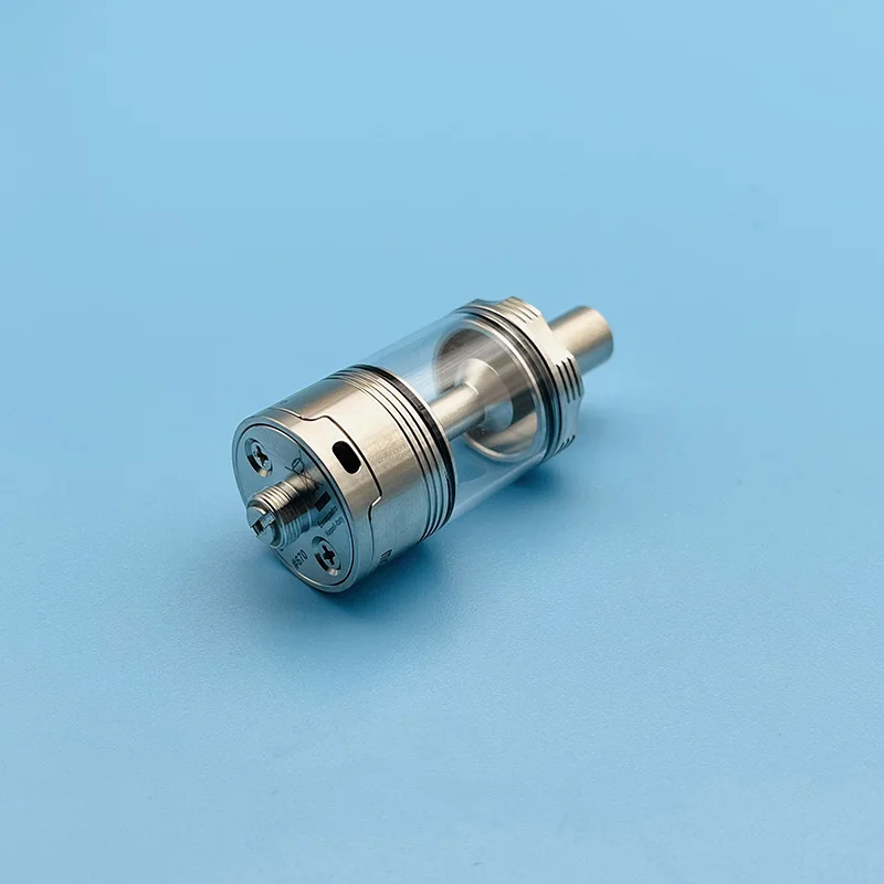 Moka MTL RTA 재건 가능한 탱크 베이프 무화기 W, 에어 핀 7 개, 챔버 3 개, 실버, 316SS, 4.5ml, 22mm