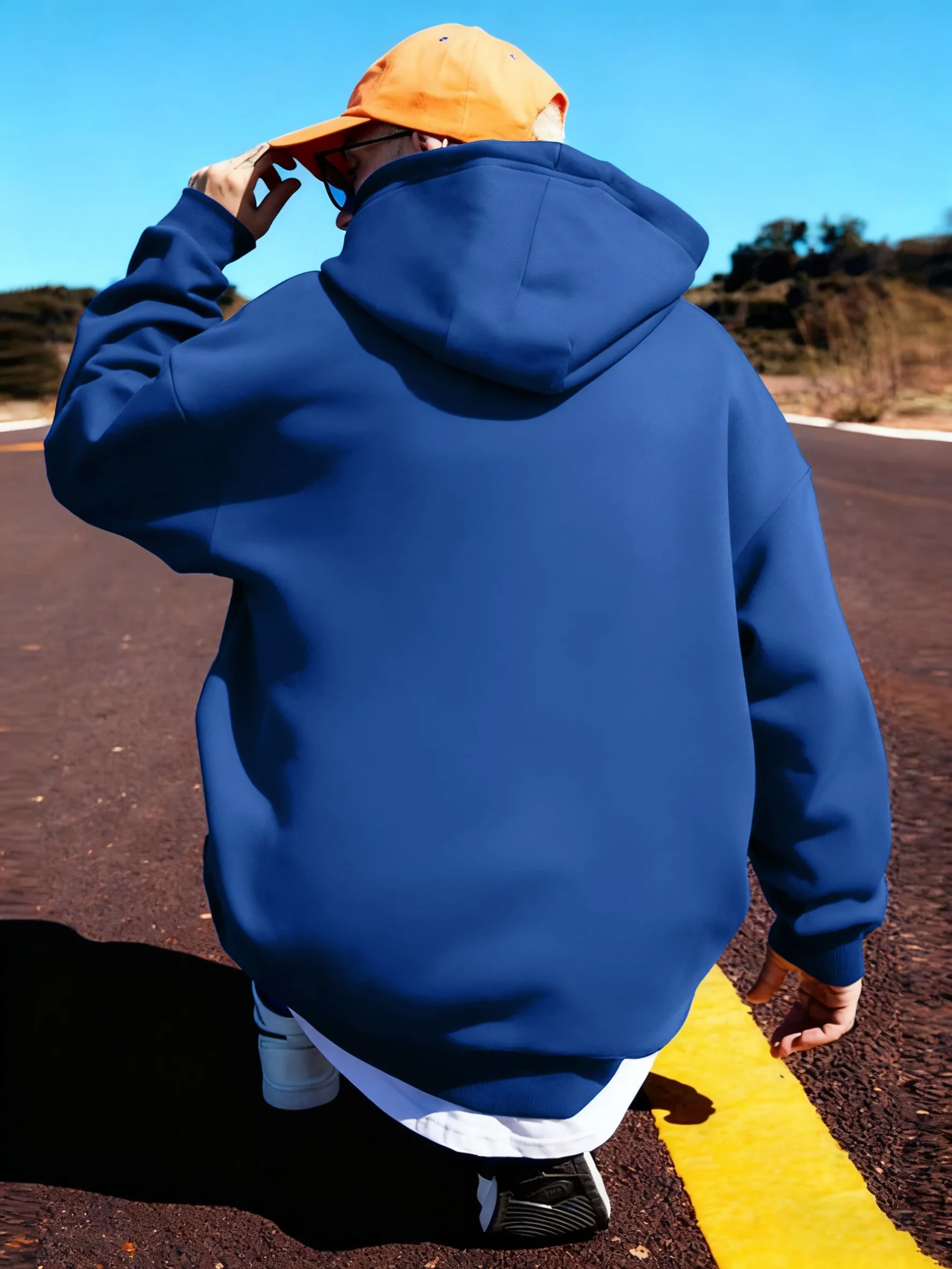 كاليفورنيا ويت كوست رحلة الشاطئ طباعة الرجال هوديي الخريف بلوزات فضفاضة لينة الشارع القمم كل مباراة الصوف للجنسين ملابس رياضية