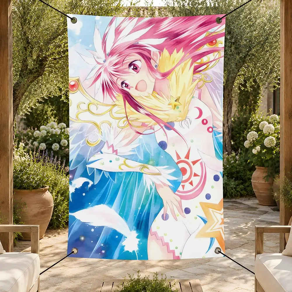 Anime Drama Fantasy Kaleido Star Flags Supporter Flag Banner for Bedroom Dorm Wall Garden Yard Porch Patio Home Party Decor