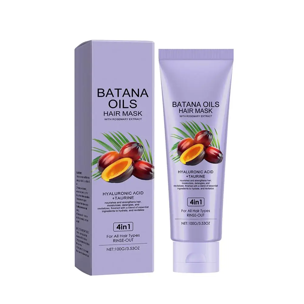 

Маска для волос Batana, глубокое питание, разглаживание, восстановление поврежденных, выпрямление волос, против выпадения волос, для роста волос, плотный кондиционер для волос
