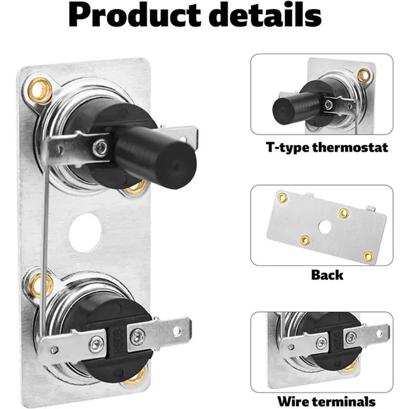 A02Q-RV Water Heater 232306 Thermostat Switch For SW6DE SW10DE SW12DE Replacement Part, Outdoor& Repair