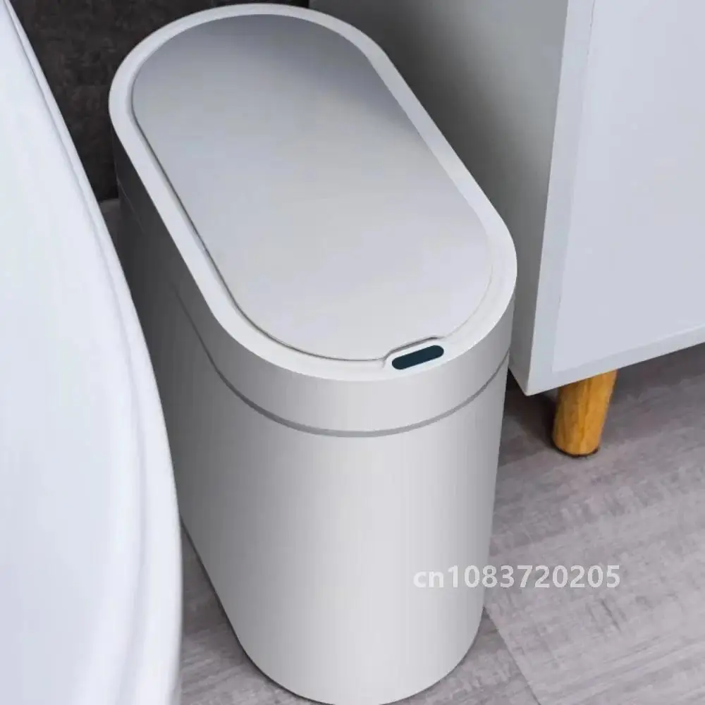 7L Automatic Sensor Trash Can Electronic Smart Household Bathroom Toilet Waterproof Narrow Dustbin Kitchen Induction Garbage Bin