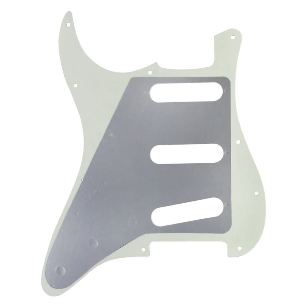 Fleor 1pc st sss E-Gitarre Schlagbrett Kratz platte & Schrauben für 11 Löcher Gitarren teile, 4 Farben wählen – Detail 11