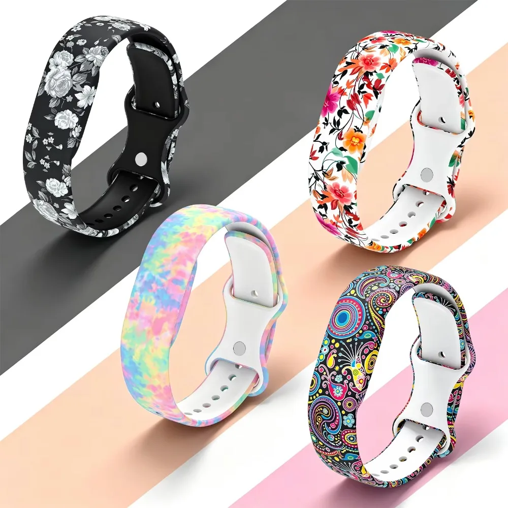 Printing Silicone Strap For Google Fitbit Air Fashion Replacement Adjustable Bracelet Wristband For Google Fitbit Air Accessorie