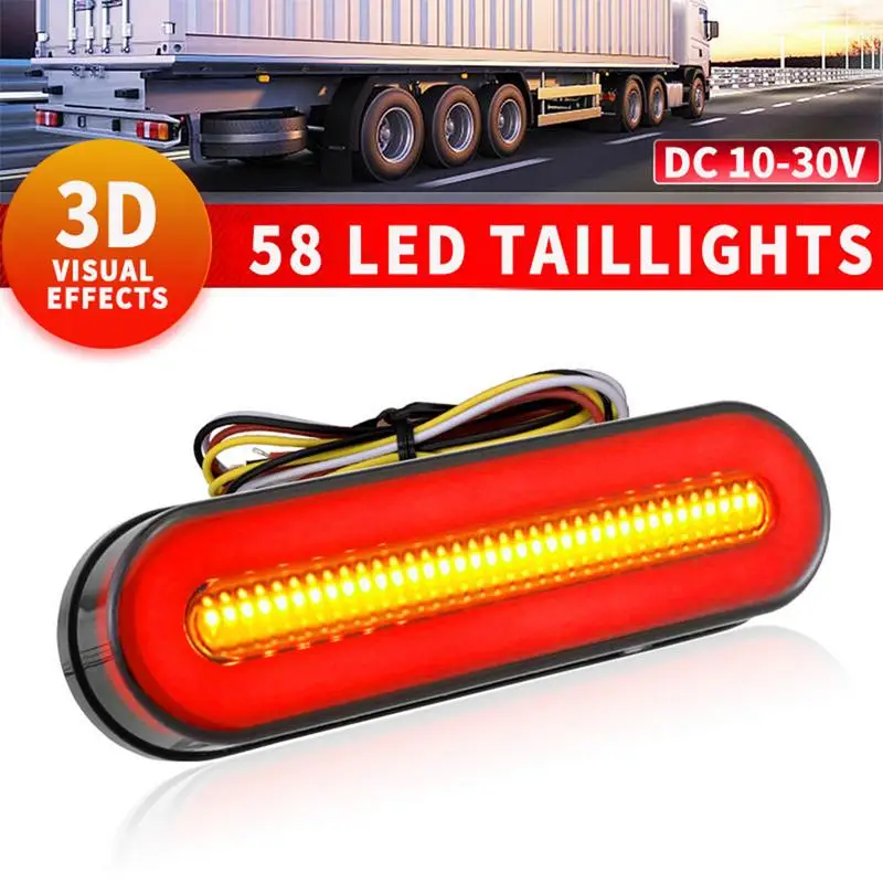 Trailer Tail Lights Multifunctional Trailer Running Lights Cargo Trailer Lights Turn Signal Light Efficient LED Stop Turn Tail
