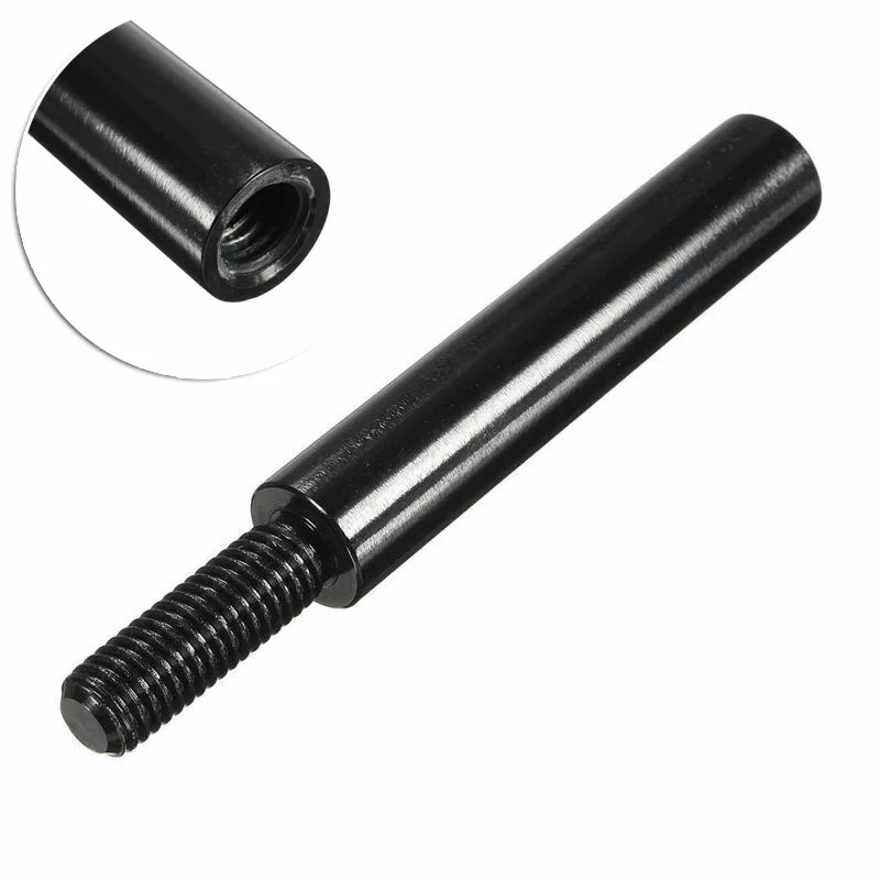 New Useful Shift Knob Extender Part Aluminum Alloy Practical Accessory Aluminum alloy Attachment Black Extension