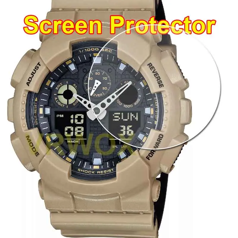 

2PCS/3PCS TPU Screen Protector For Watch GA-100CF GA-110AC GA-100 GA-150 GA-100MB HProtector Nano Explosion-proof Film