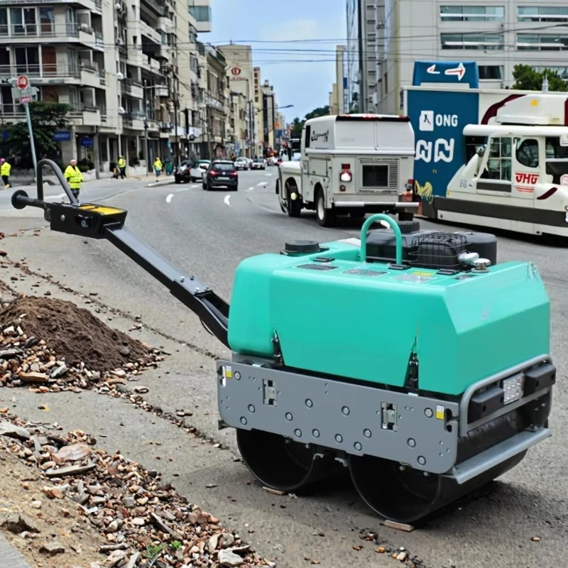 CE 600KG  Hand Roller Compactor Machine
