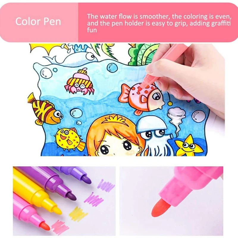 208 PCS Art Set Children Art Supplies Drawing Kit For Kids Artist Tools Beginners Art Box With Crayons Watercolor Pens