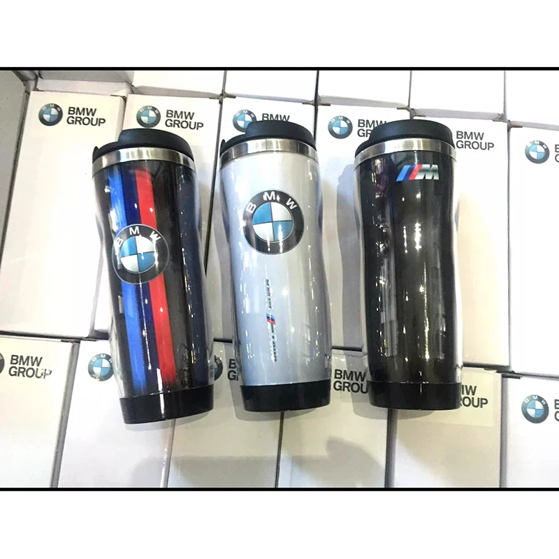 Per BMW tutte le serie tazza d\'acqua personalizzata 304 fodera in acciaio inossidabile tazza da caffè da viaggio per BMW M POWER X3 X5 X6 E90 E70