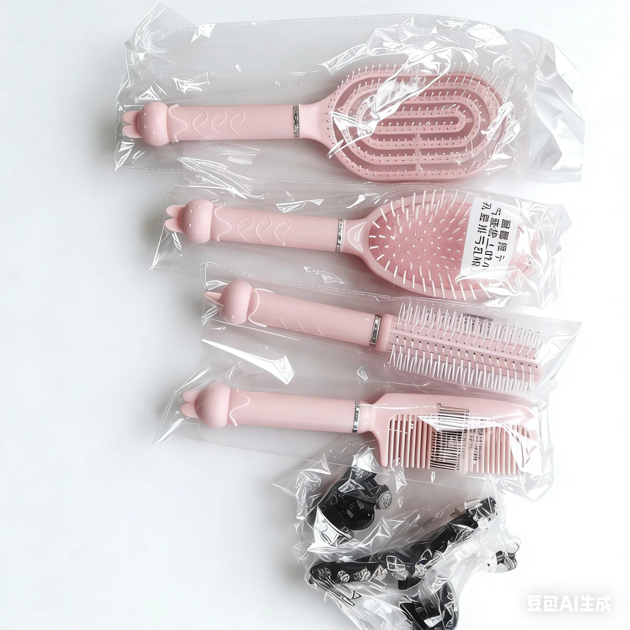 Hair salon tools and accessories, hair dryer, comb, hair clips, for household use, ideal for practicing hairstyling.