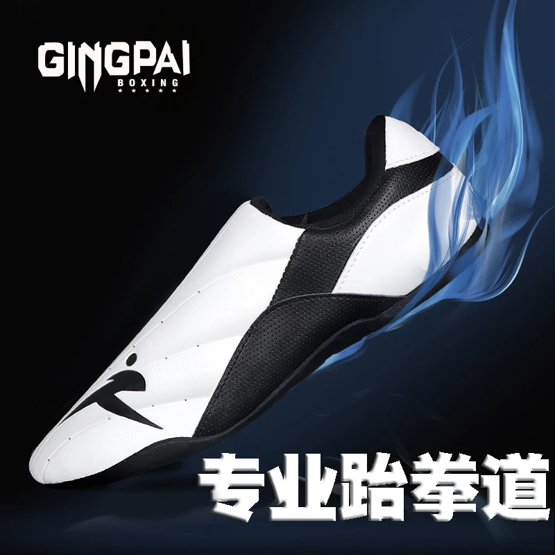 Professional Martial Arts Shoes Men Women Low Top Taekwondo Shoes Comfortable Soft Kung Fu Shoes Adult Karate Taekwondo Sneakers