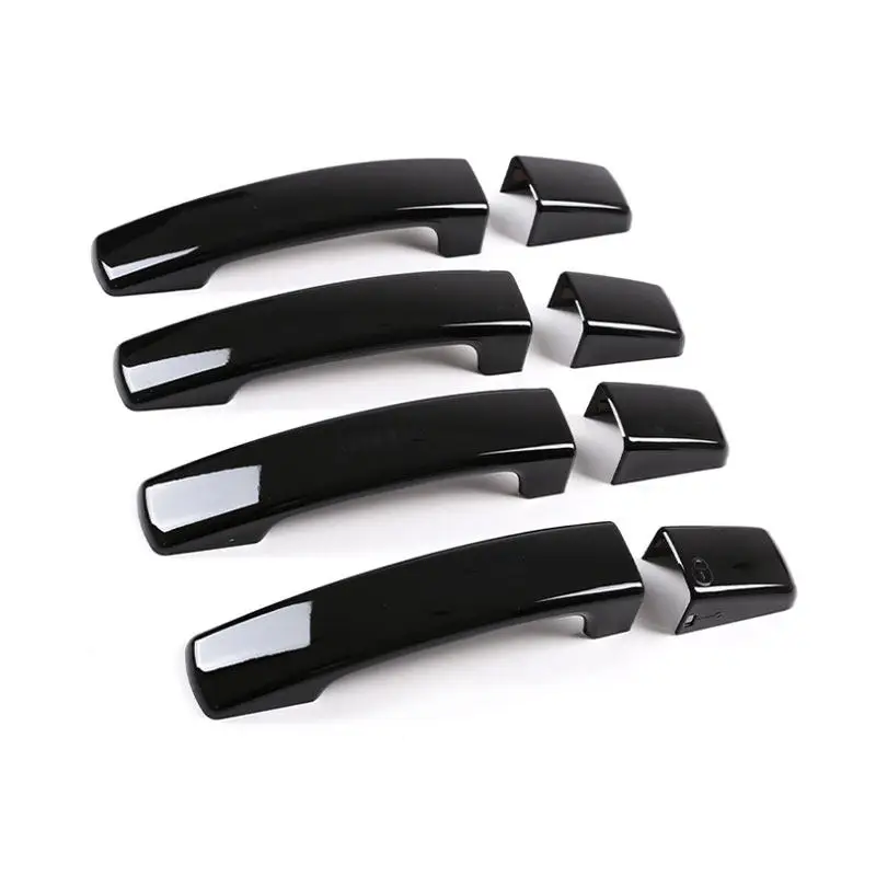 Glossy Black For Land Rover LR2 Range Rover Sport Discovery 3 LR3 Freelander 2 Car Accessories Exterior Door Handle Cover Trim