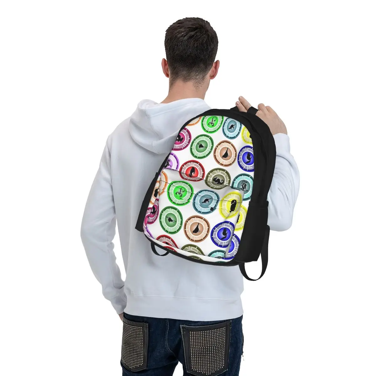 Kratts zaini ragazzi ragazze Bookbag studenti borse da scuola cartone animato bambini zaino da viaggio zaino borsa a tracolla grande capacità