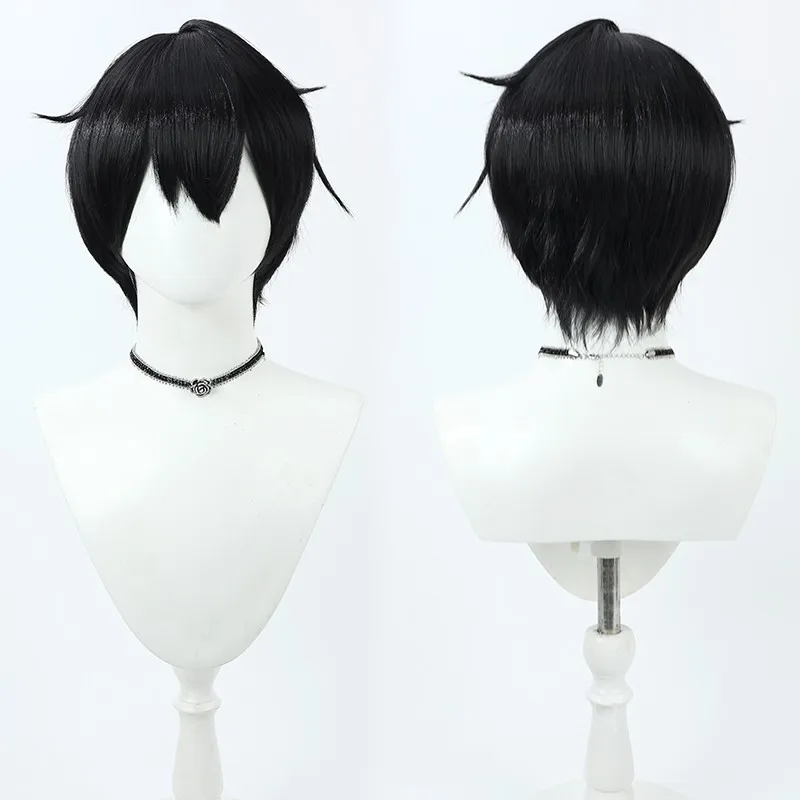

NIJISANJI Virtual YouTube kuzuha Cos Cosplay Wig Halloween Party Prop Synthetic Hair Heat Resistant Fiber + Wig Cap