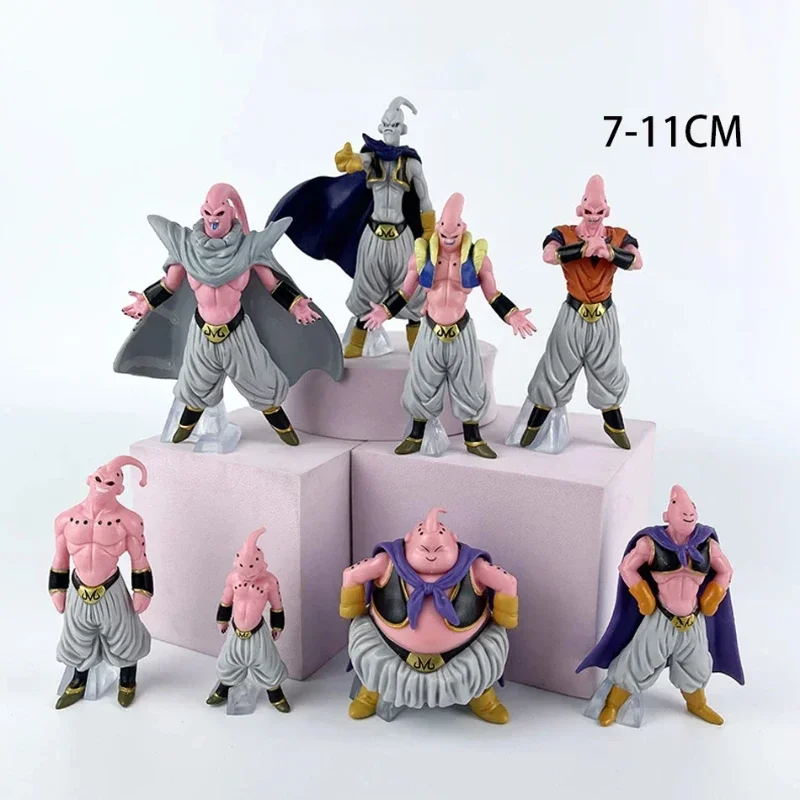 8 قطعة/المجموعة لعبة دراغون بول Z أنيمي الشكل ماجين بو عمل أرقام جمع البلاستيكية نموذج لعب للأطفال هدايا عيد الميلاد عيد الميلاد