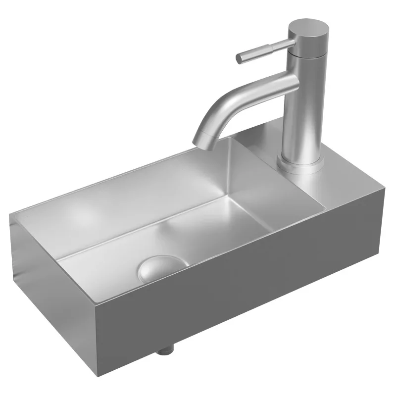 

Ultra-narrow corner stainless steel wall-mounted wash basin Small apartment wash basin Bathroom Mini small wash basin Hanging ba