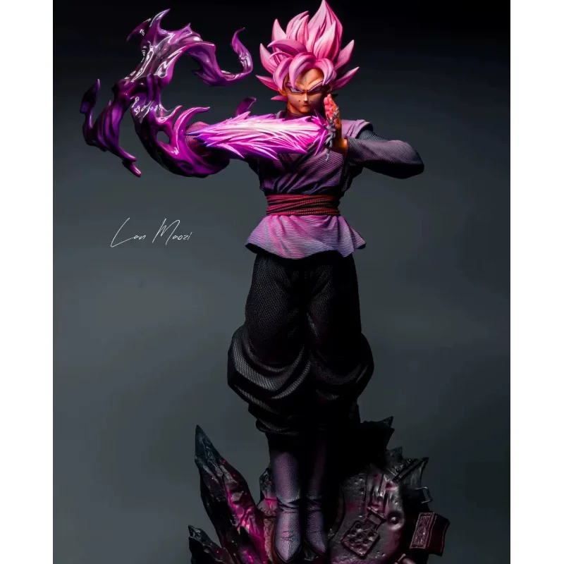 JT Statue 38cm/14.96inch Dragon Ball Z Zamasu Figure Black Goku Super Saiyan Action Figure Collection Model Toys Luminous Moon view 3
