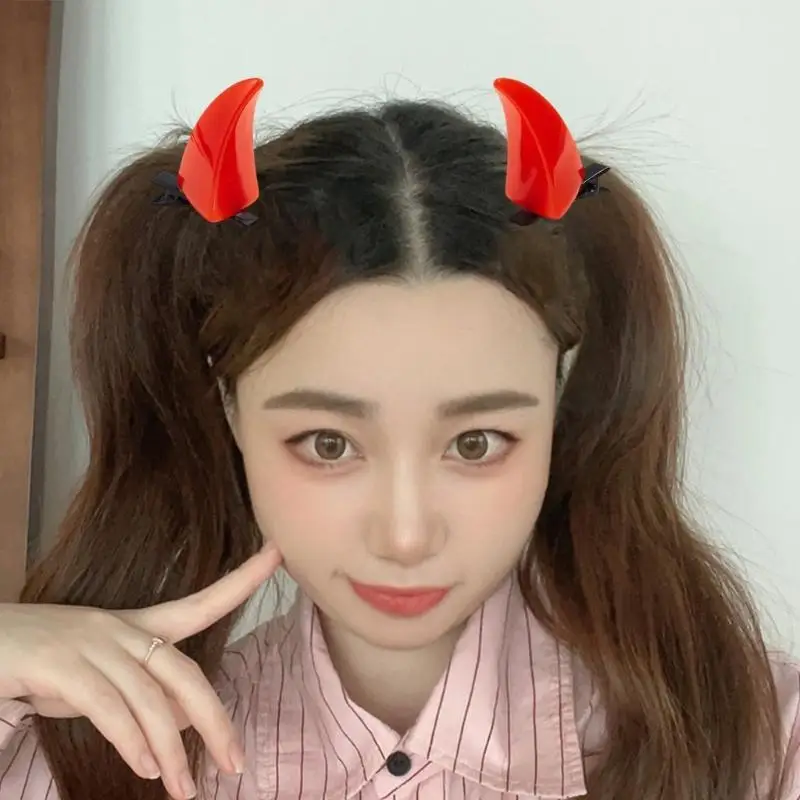 

652F 3 пары заколок для волос на Хэллоуин, реквизит для костюма, заколка для косплея, праздничное одевание