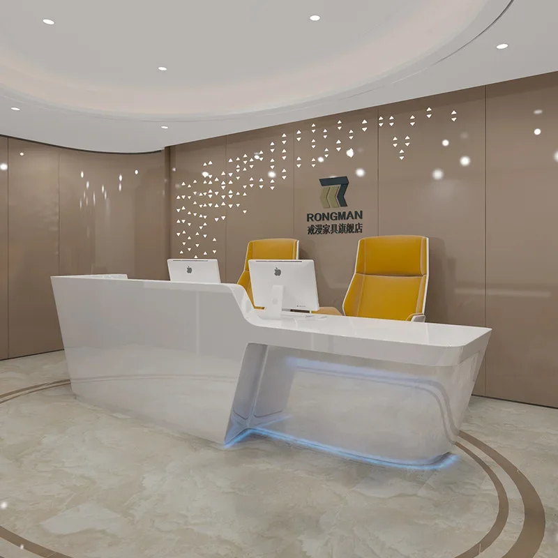 Mode Farbe Rezeption einfache moderne Hotel Gästehaus willkommen