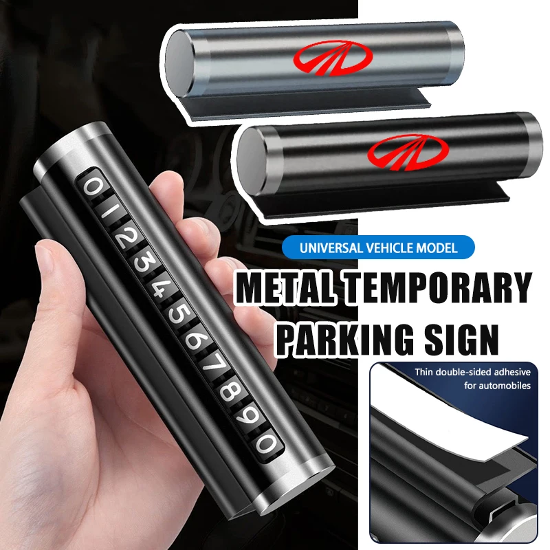 Tarjeta de Estacionamiento Temporal para Auto Mahindra con Número de Teléfono, Accesorios para Auto Thar XUV700 ‌   XUV3XO Scorpio KUV100 ‌   Roxor ‌
