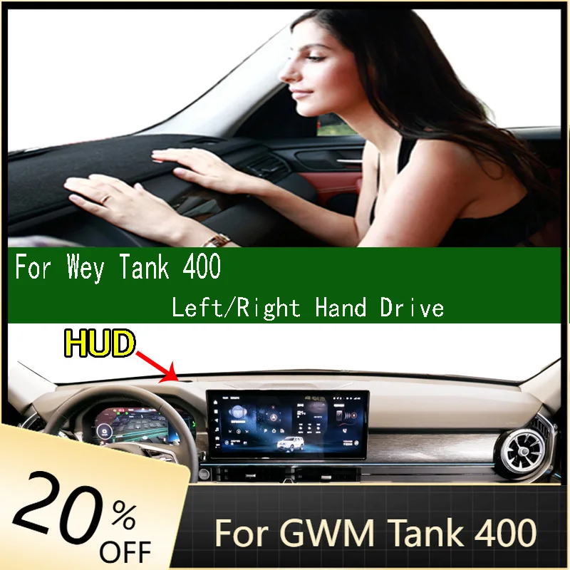 

Dashmat Dashboard Cover Instrument Panel Sunscreen Protective Pad Dash Mat Ornaments For 2023 2024 2025 Great Wall Wey Tank 400