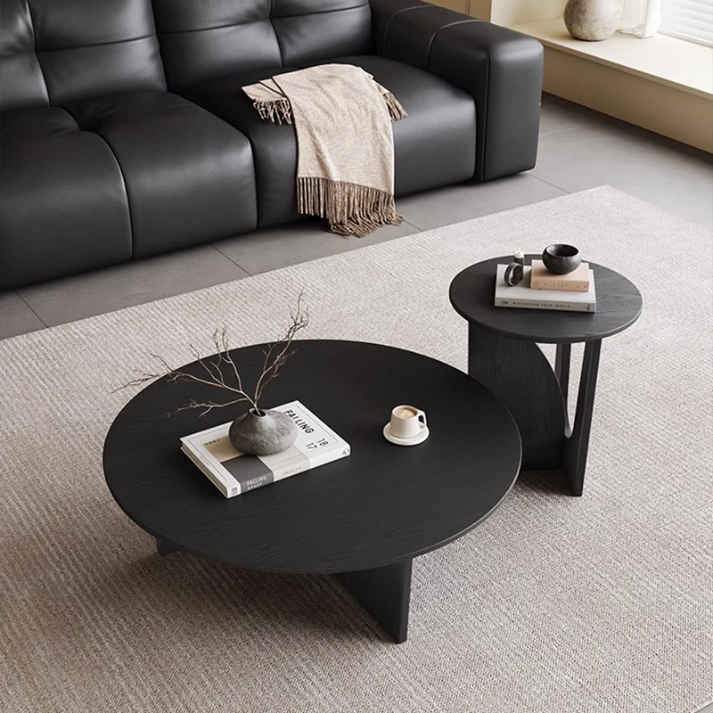 Transform Round Coffee Table Clear Simple Unique Standing Coffee Table Decoration Modern Mesa Auxiliar Postmodern Furniture