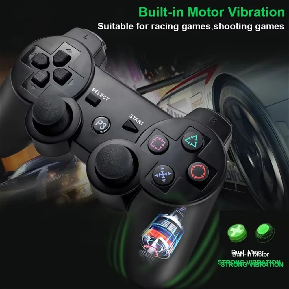 FANGTUOSI For PS3 Controller Support Bluetooth Gamepad for PlayStation 3 Joystick Wireless Console for SIXAXIS Controle