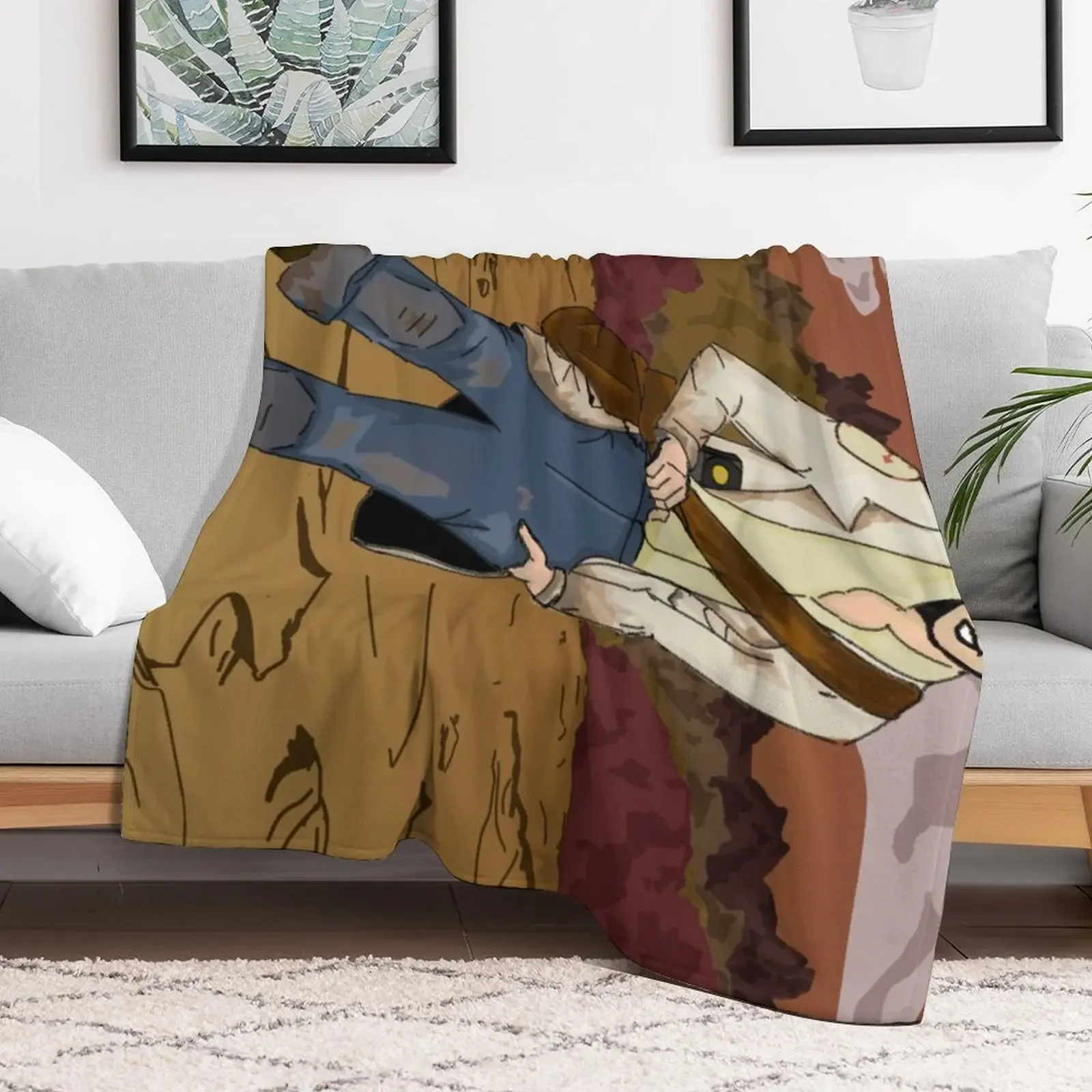 New Vegas Arcade Gannon Throw Blanket Luxurious Soft Fuzzy Blanket for Sofa Bed