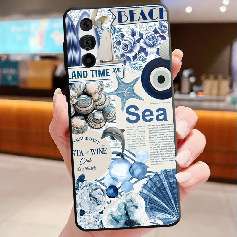 حافظة صيفية على شكل زهرة الليمون من Ocaen Beach لهاتف Motorola Edge 50 40 Pro 60 50 40 30 Ultra Neo Fusion Moto G Play G Stylus G Power G #6