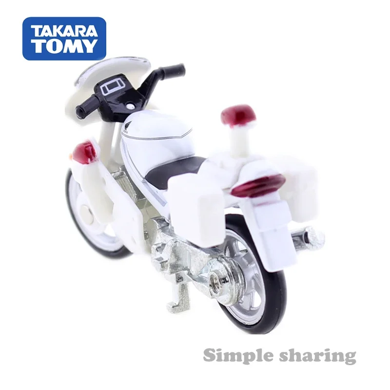 Takara Tomy Tomica No.4 Honda VFR Motorcycle Police Motobike Model Kit 1/32 Diecast Miniature Kids Toys Magic Baby  Bauble