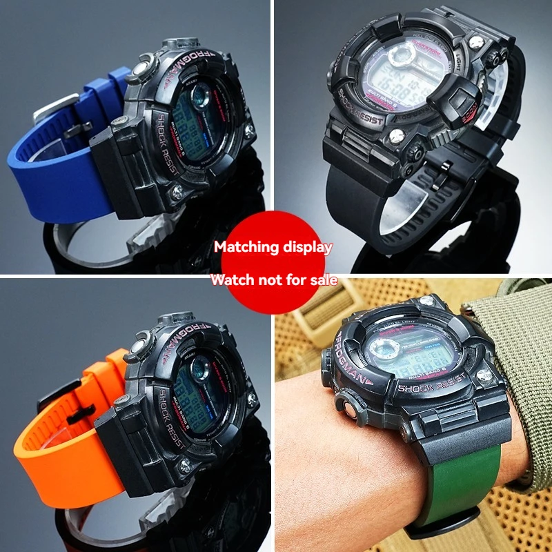 Upgraded Silicone Watch Strap for Casio G-SHOCK GPR-H1000 (3554) | Cat Man Series Replacement Resin Rubber Watchband view 3