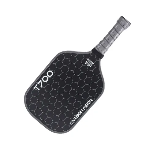 Imagen 2 del producto Paleta de Pickleball de Fibra de Carbono T700 con Núcleo de Polímero en Forma de Panal, Superficie de Fricción de Carbono, Mayor Potencia, Rotación y Control, 16 mm
