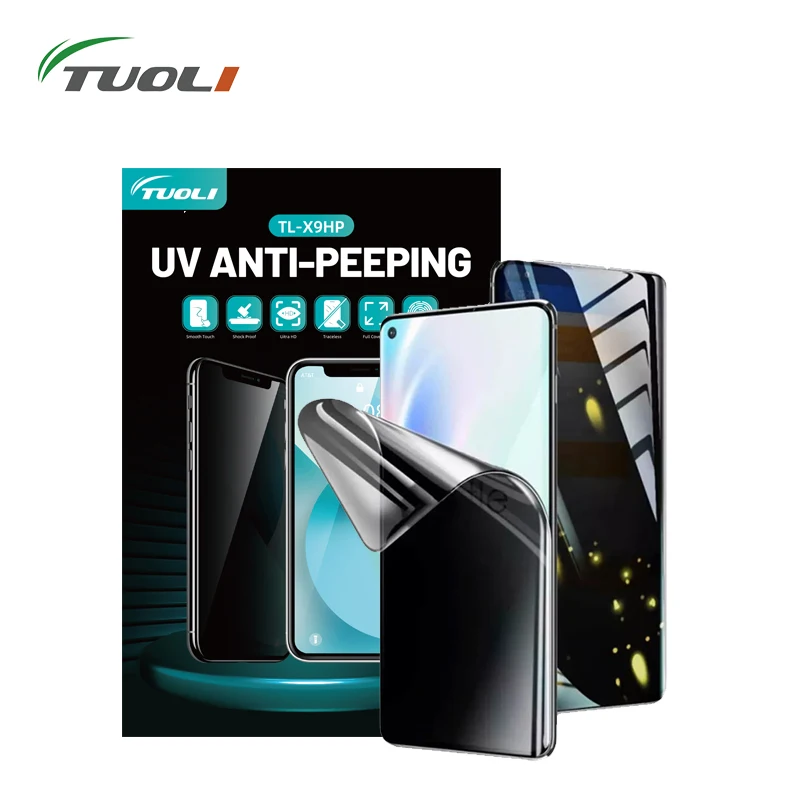 

TUOLI X9HP Anti-Spy Anti-peep Anti-Fingerprint UV Privacy Matte Glass Screen Protector For TL-168 TL-568 Film Cutting Machine