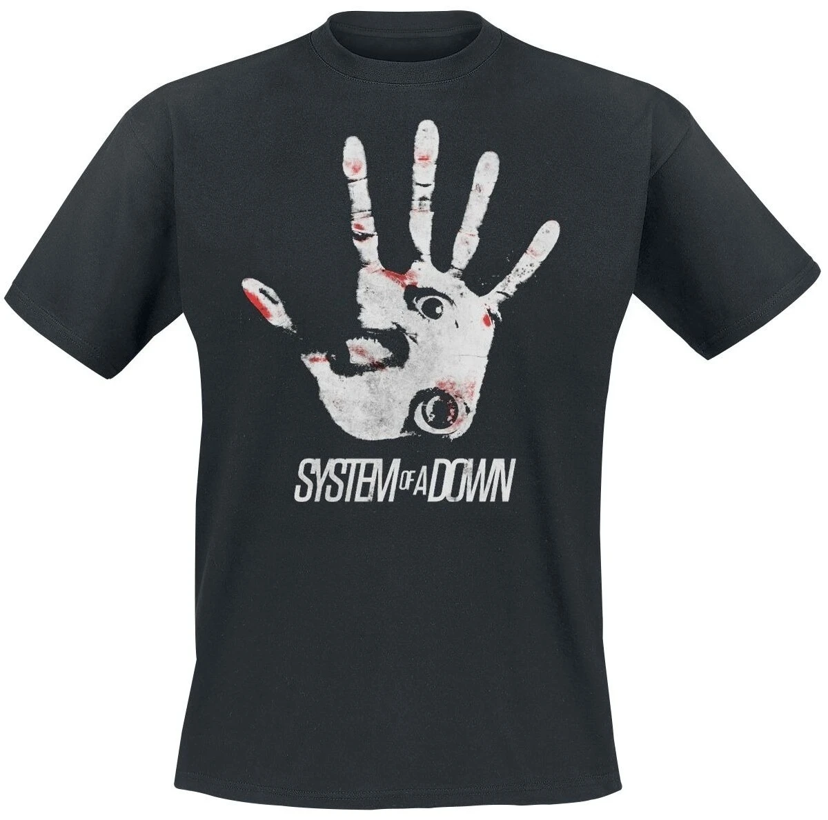 

Hand Eye Graphic Printing Summer Luxury Brand Cotton Men's and Women's T-Shirts Short Sleeves Street Fashion Clothing
