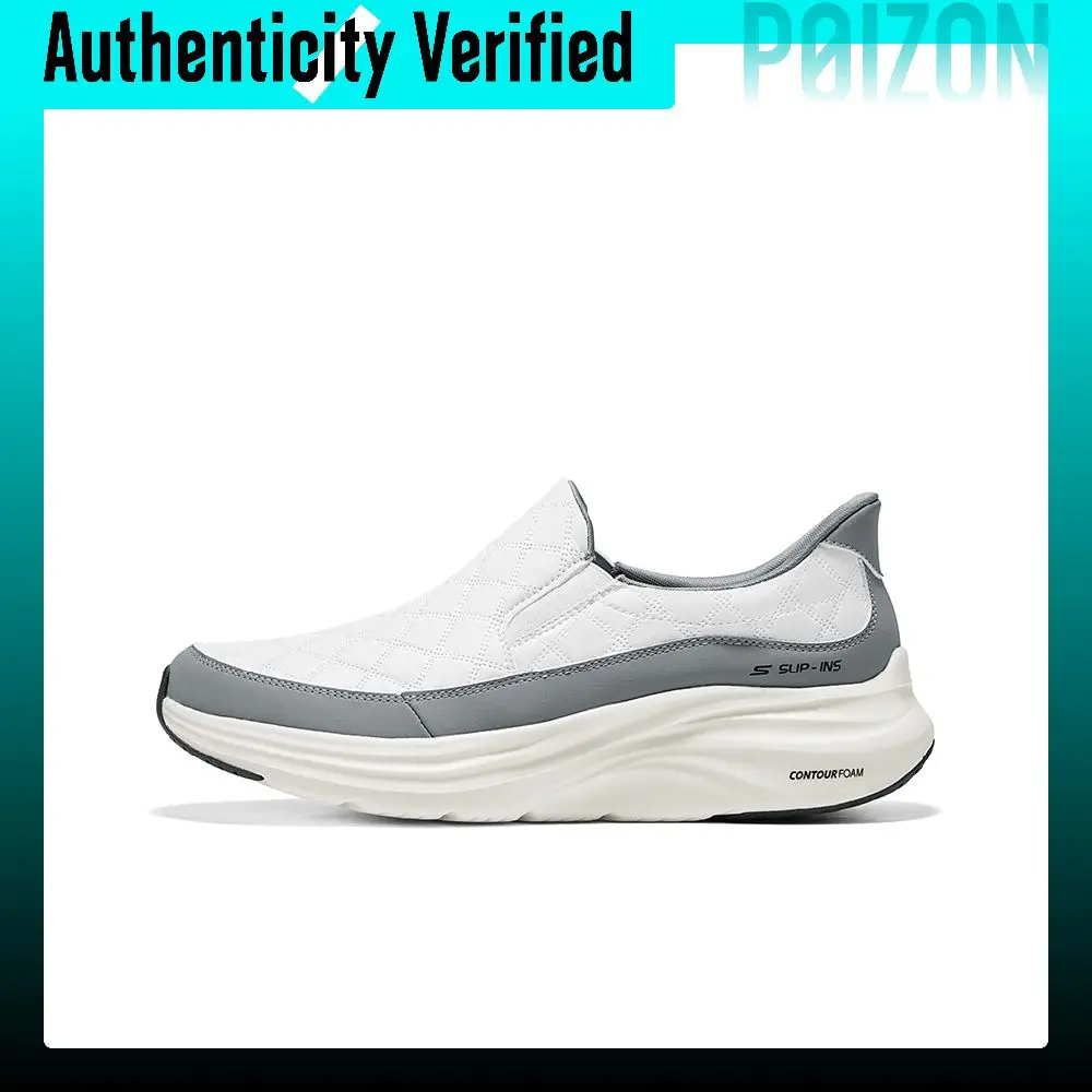 Skechers SPORT MENS Walking Shoes Men's Low-top White/Marine Blue 232620-WGY
