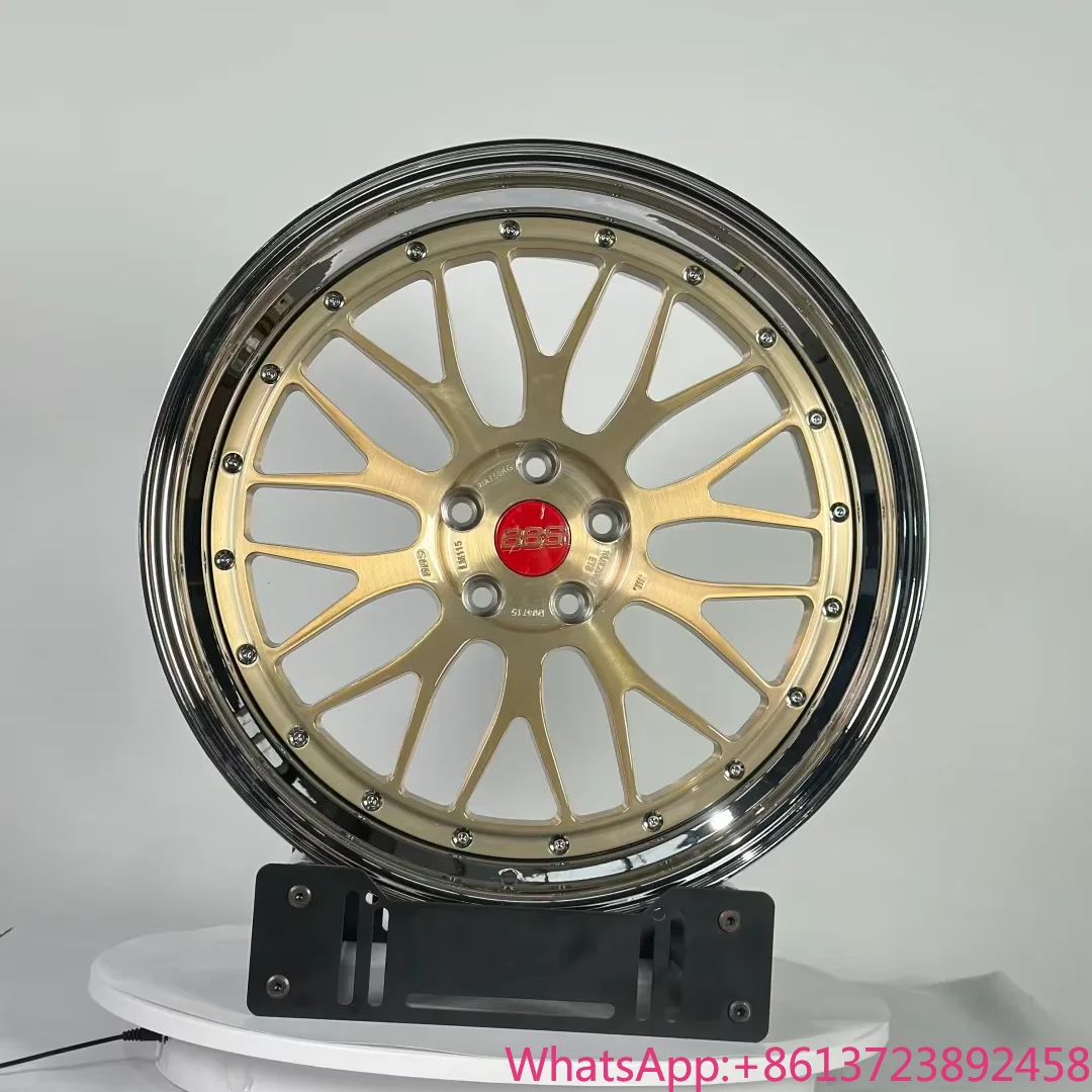 

Passenger Car Wheels Brushed Golden Face Aluminum Forged Rims for Chevrolet BMW Audi Porsche Cadillac