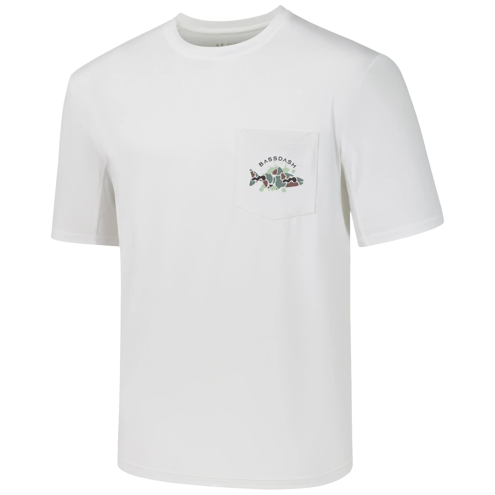 

Bassdash мужские UPF 50+ футболки с рисунком для рыбалки, рубашка с короткими рукавами и карманами, быстросохнущая рубашка с УФ-защитой от солнца, повседневная уличная FS46M