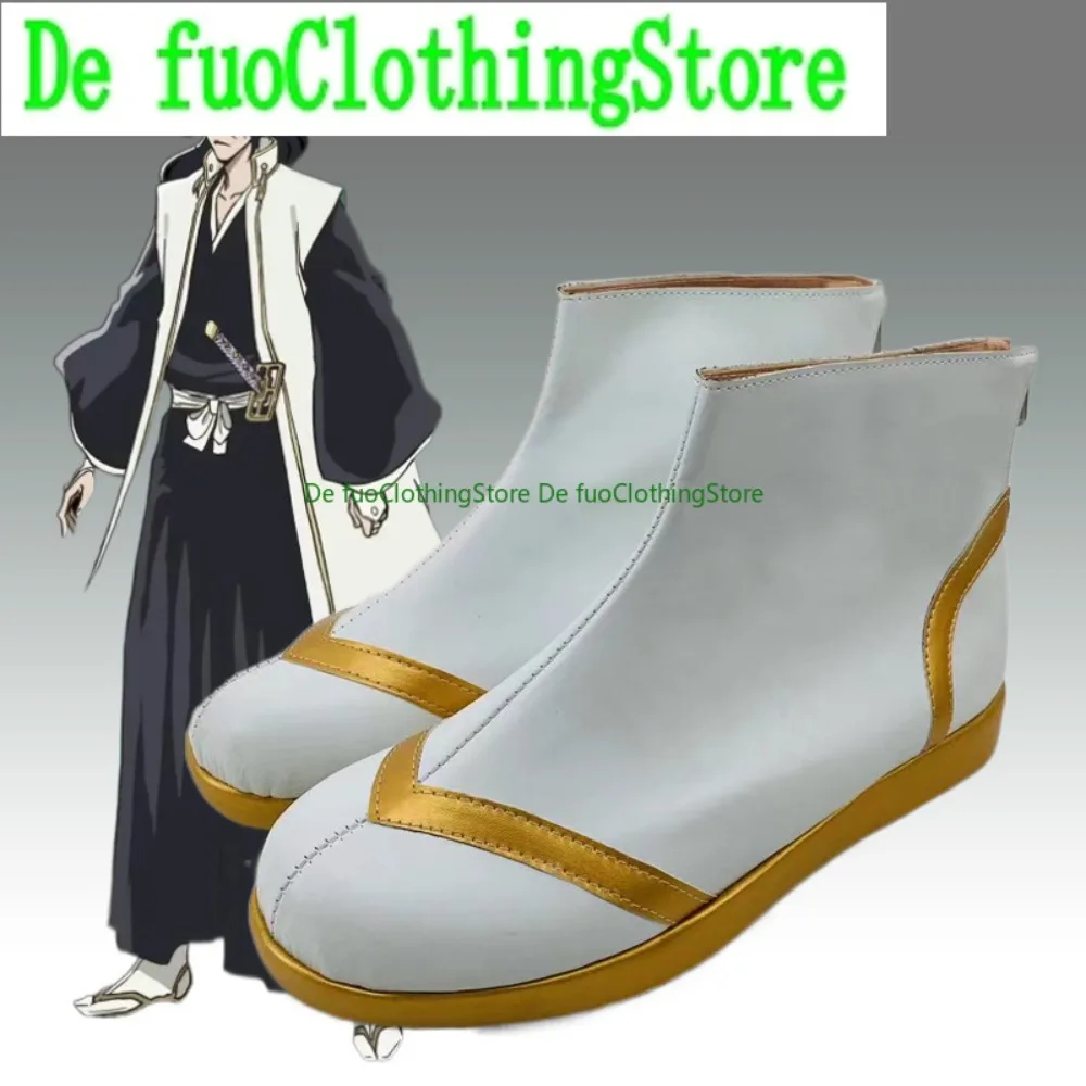 DefuoClothing Bleach Byakuya Kuchiki Cosplay Shoes Anime Games Halloween Costumes Party Props Shoes