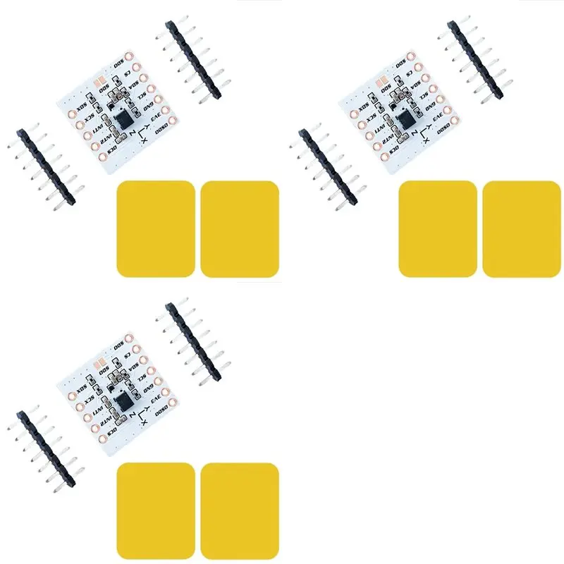 3X LSM6DSV + QMC6309 Module, Made For Slimevr Trackers And For Smol Slime Trackers, ICM-45686 + QMC6309 Module-[No.3 Elnic]
