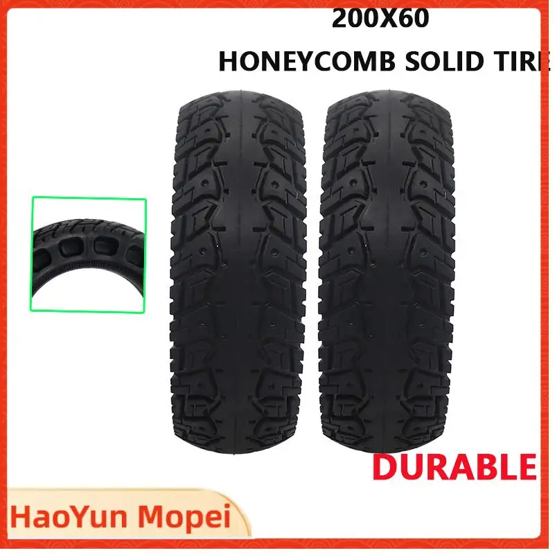 For 200x60 honeycomb solid tire for Cleaning equipment vehicle AGV  Suitable for small and medium-sized forklifts
