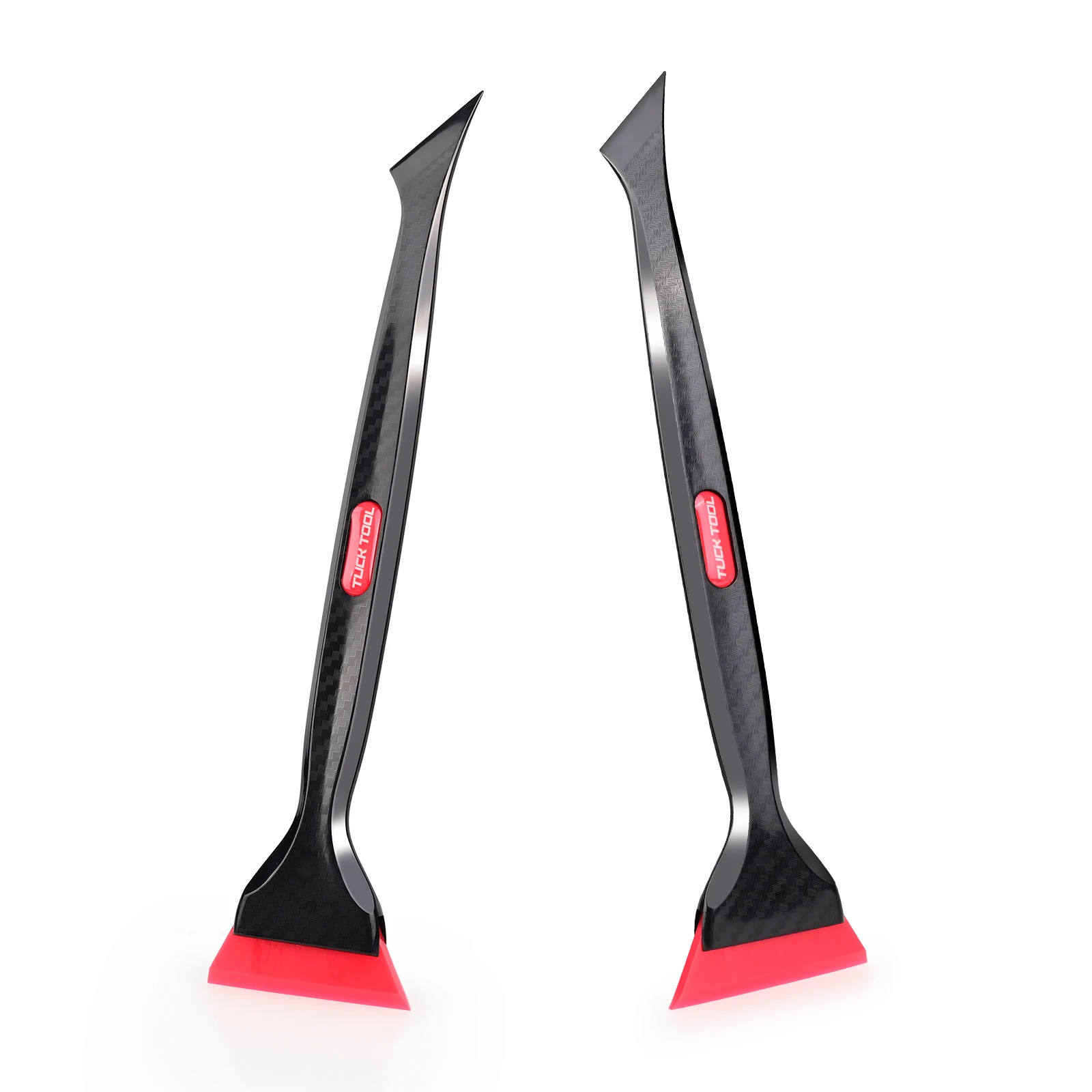 

FOSHIO 2pcs Magnetic Micro Squeegee Tucking Tool Quarter Window Tint Cleaning Rubber Wiper Car Wrap Detailing Vinyl Applicator