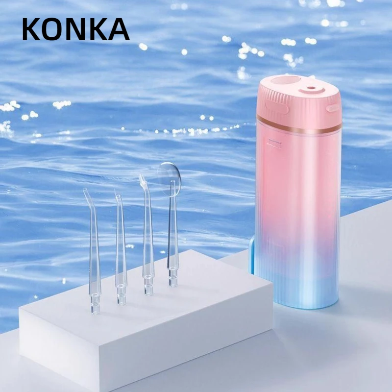 

Konka новый удобный зубной ополаскиватель для чистки полости рта для мужчин и женщин высококачественный бытовой ультразвуковой электрический инструмент для чистки зубов