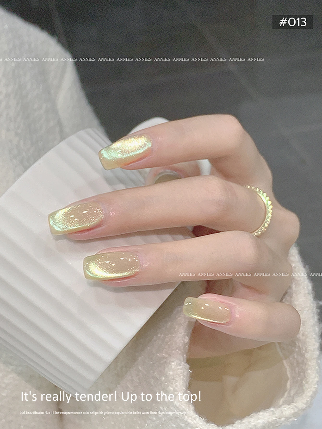 12 جرام فلاش عاكس المغناطيسي هلام مجموعة طلاء الأظافر المجسم نقع قبالة الأشعة فوق البنفسجية القط العين الورنيش ، لعلاج وتجفيف مصباح الأشعة فوق البنفسجية #2